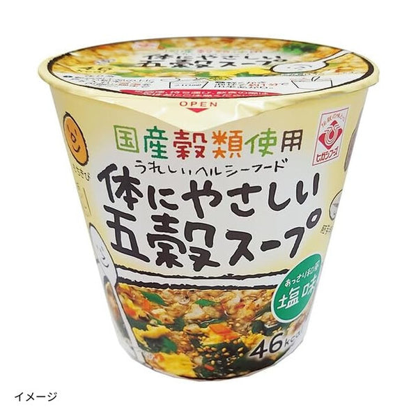 ヒガシマル「体にやさしい五穀スープ あっさり和風塩味」