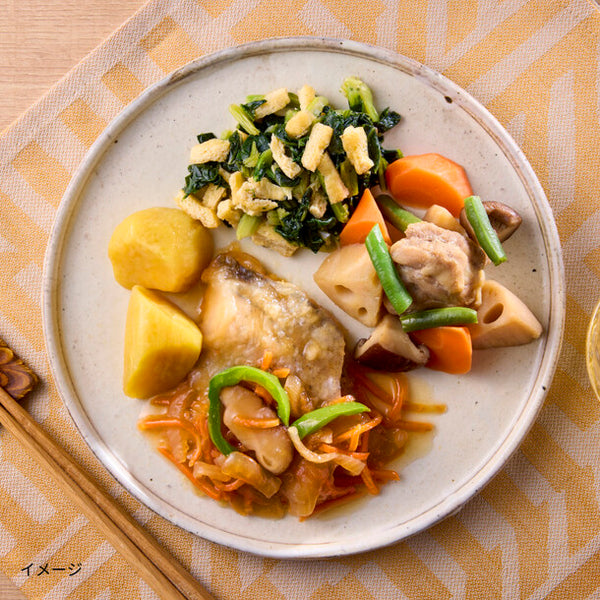 「KITCHEN Chef & Doctor やわらか白身魚の彩り野菜あんかけ」