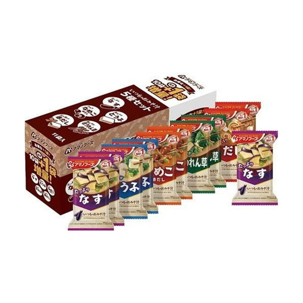 アマノフーズ「いつものおみそ汁 5種セットC プラス1」