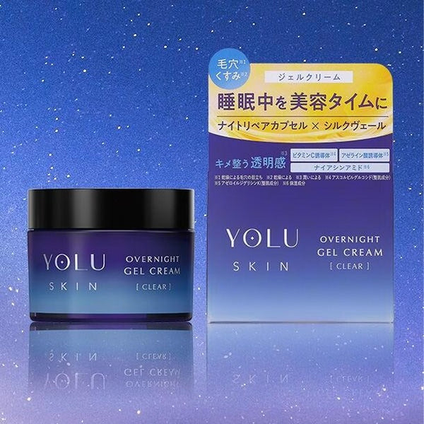 YOLU「スキン オーバーナイトジェルクリーム クリア」