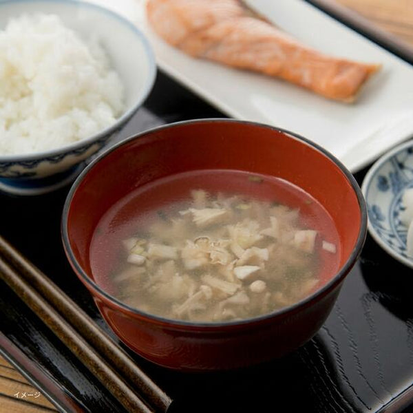 「花びら茸の和風スープ」
