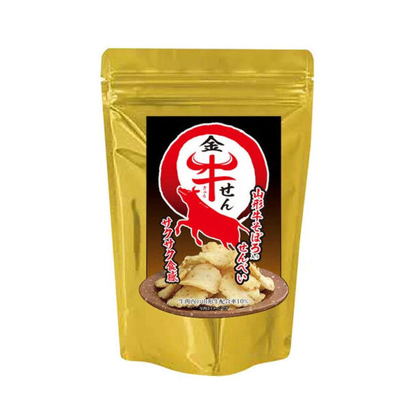 「金牛せん 山形牛そぼろ入りせんべい」