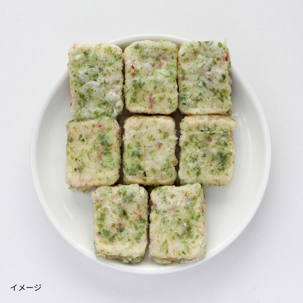 フジサニーフーズ「かにかまと枝豆の磯辺揚げ」