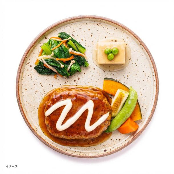 「こっくり照りマヨの大豆ミートハンバーグ」