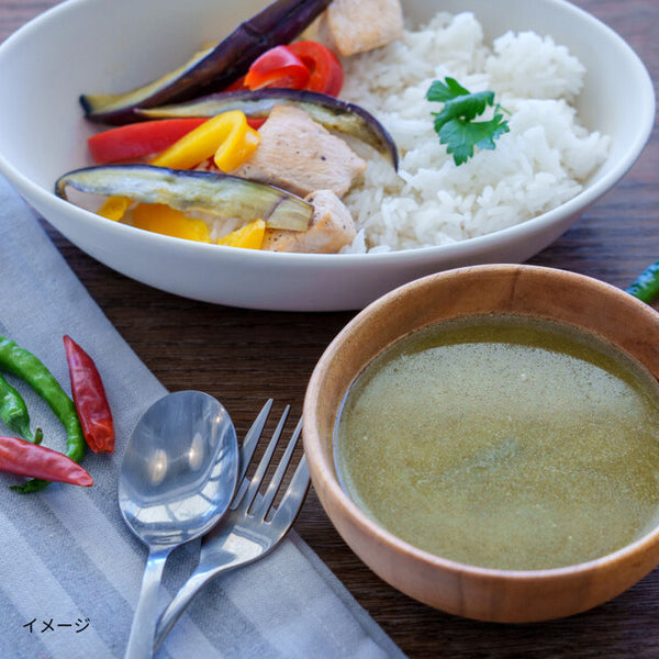 「栄養たっぷりグリーンカレースープ」