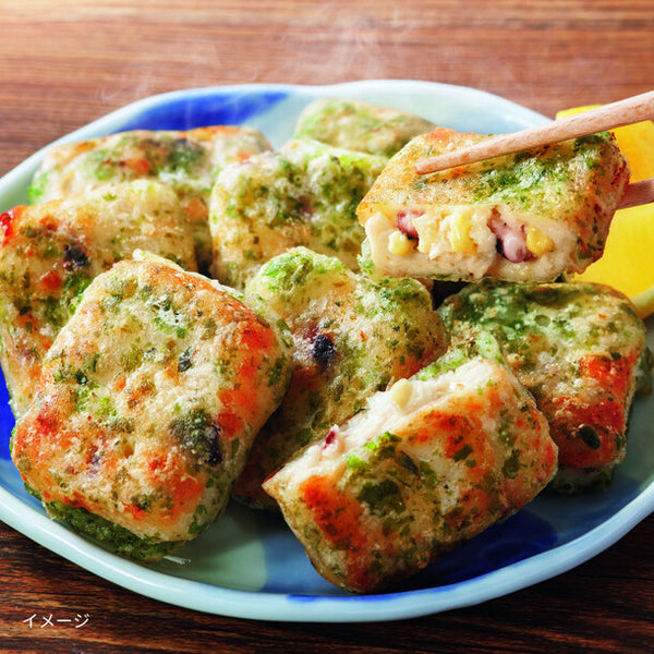 「たことチーズの磯辺揚げ」