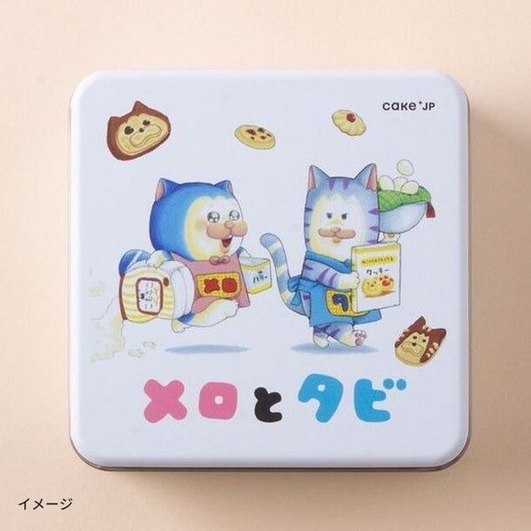 「メロとタビ クッキー缶」