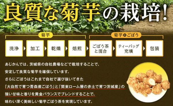 あじかん「国産菊芋ごぼう茶」
