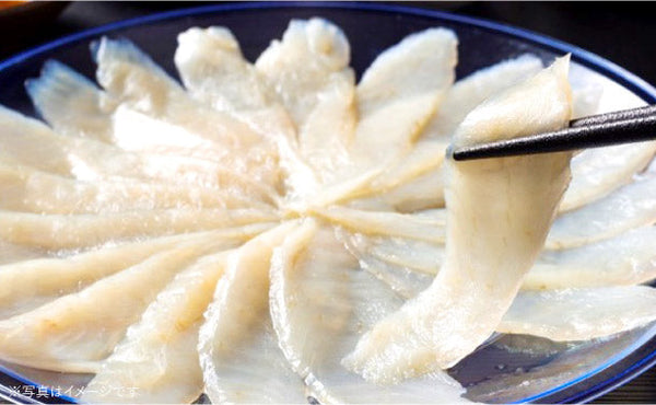 福岡県産「ふぐ刺し（ポン酢・もみじおろし付き）」