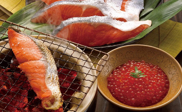 「紅鮭のヒマラヤ岩塩漬け＆いくら醤油漬け」730g（SE-954）
