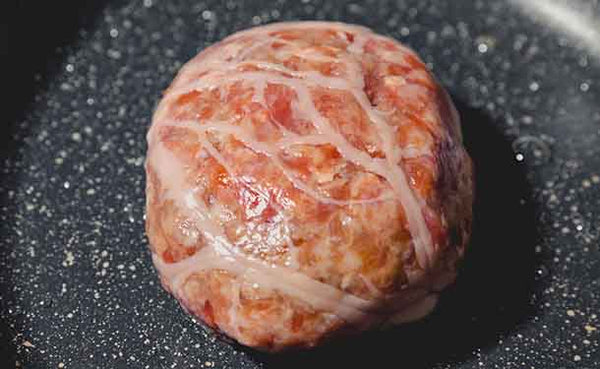 「神戸牛100％網脂ハンバーグ」