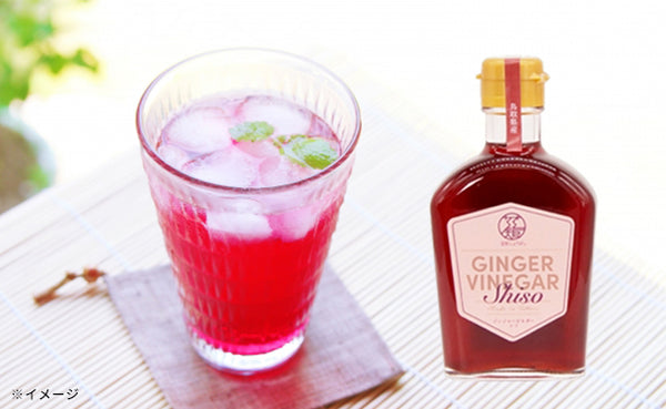 鳥取県産「GINGER SYRUP＆GINGER VINEGAR Shiso」