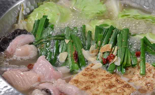 「もつ鍋セット 味噌味＆牛骨塩味」