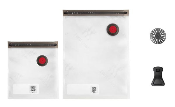 「フレッシュ＆セーブ 真空パック機 スターター7点セット プラスティックコンテナM・L付属」