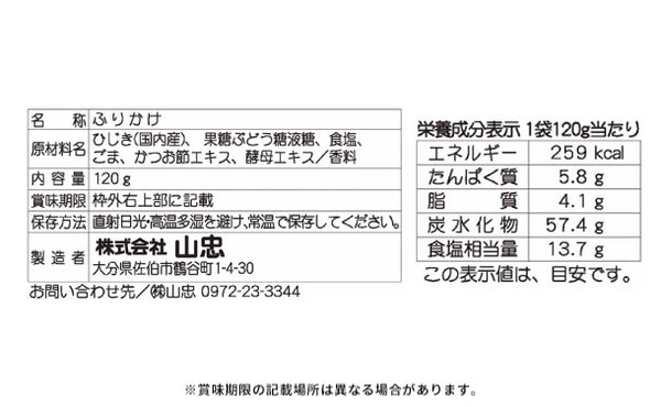 山忠「国産 ひじき白和えの素（豆腐半丁用）＆ひじきふりかけ しそ風味ソフトタイプ お得な大容量」【レターパックプラス便】