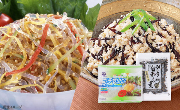 山忠「プチマリン＆ひじき白和えの素（豆腐半丁用）」