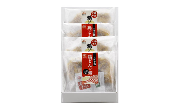 「鶏どんの素セット（河赤鶏・錦爽どり）」計4袋（OB016C1487A）