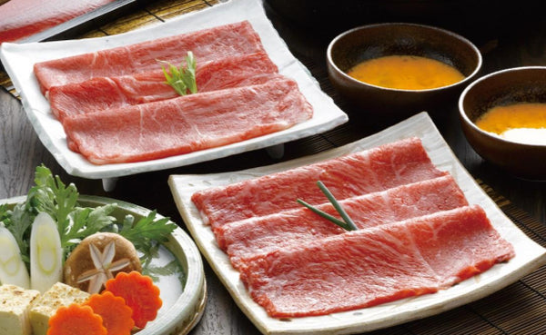 「松阪牛とくまもとあか牛のすきやき肉」計450g（SE-755）