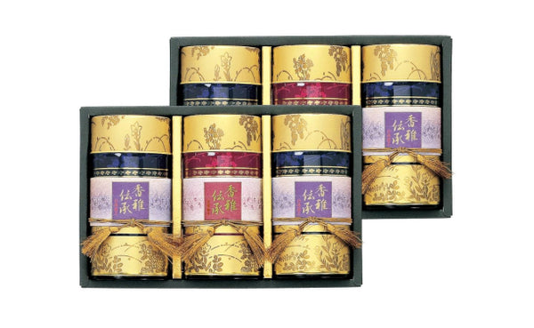 「静岡銘茶（玉露 柏木・煎茶 禅）」計6缶（SX-320）