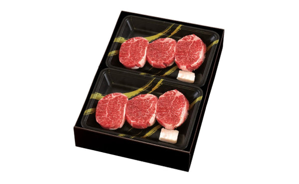 国産「黒毛和牛 フィレステーキ」計600g（SW-510）