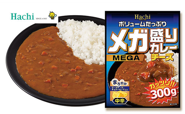 ハチ食品「メガ盛りカレー チーズ 中辛」