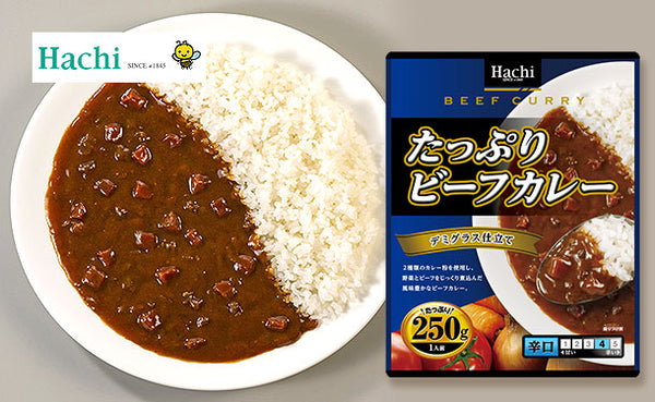 ハチ食品「たっぷりビーフカレー 辛口」