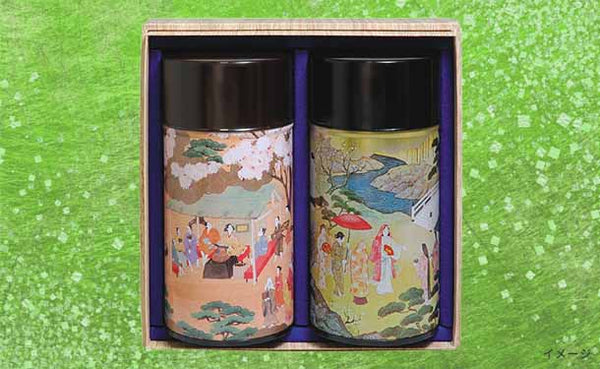 国産「深むし煎茶 安土・桃山化粧缶入り」