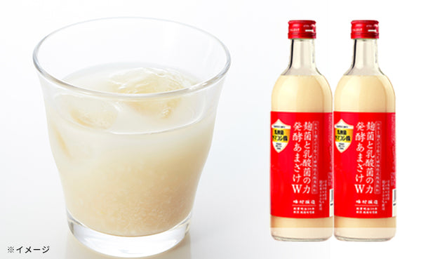 「麹菌と乳酸菌の力 発酵あまざけW」