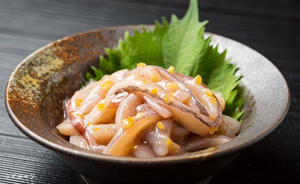 「イカの塩辛（柚子風味）」