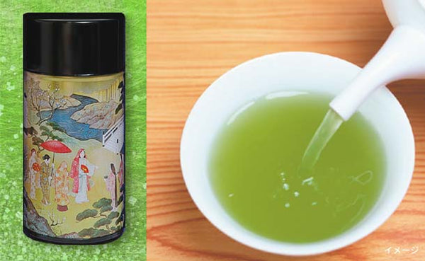 国産「深むし煎茶 安土・桃山化粧缶入り」