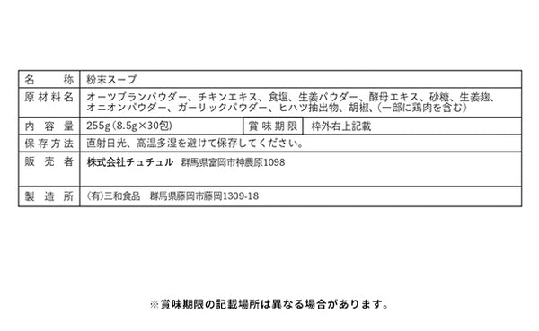 チュチュル「すごいモデルスープ」