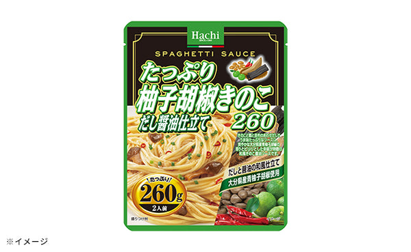 ハチ食品「たっぷり柚子胡椒きのこ だし醤油仕立て」