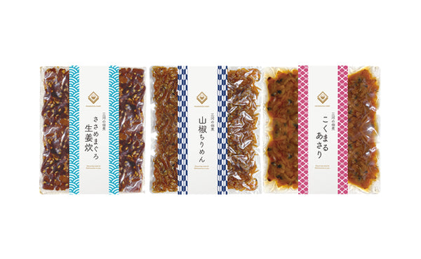 「三河の佃煮 3種セット」