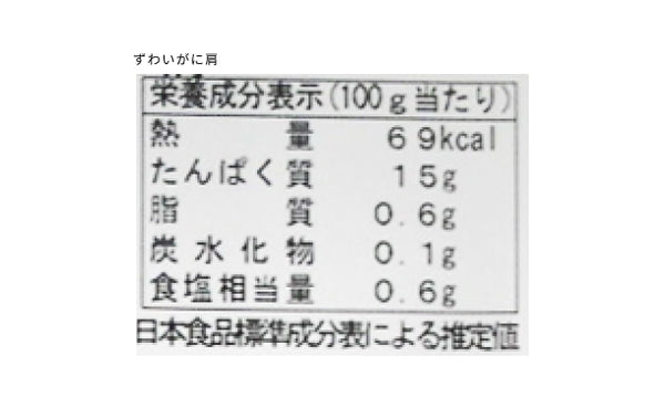 「ずわいがに肩・爪肉セット」